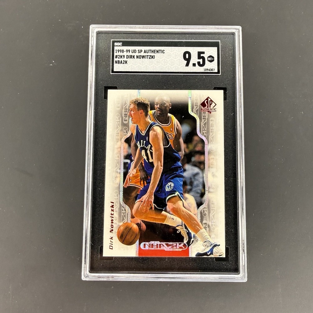 Dirk Nowitzki 1998 SP Authentic NBA 2K Rookie RC SGC 9.5 MINT